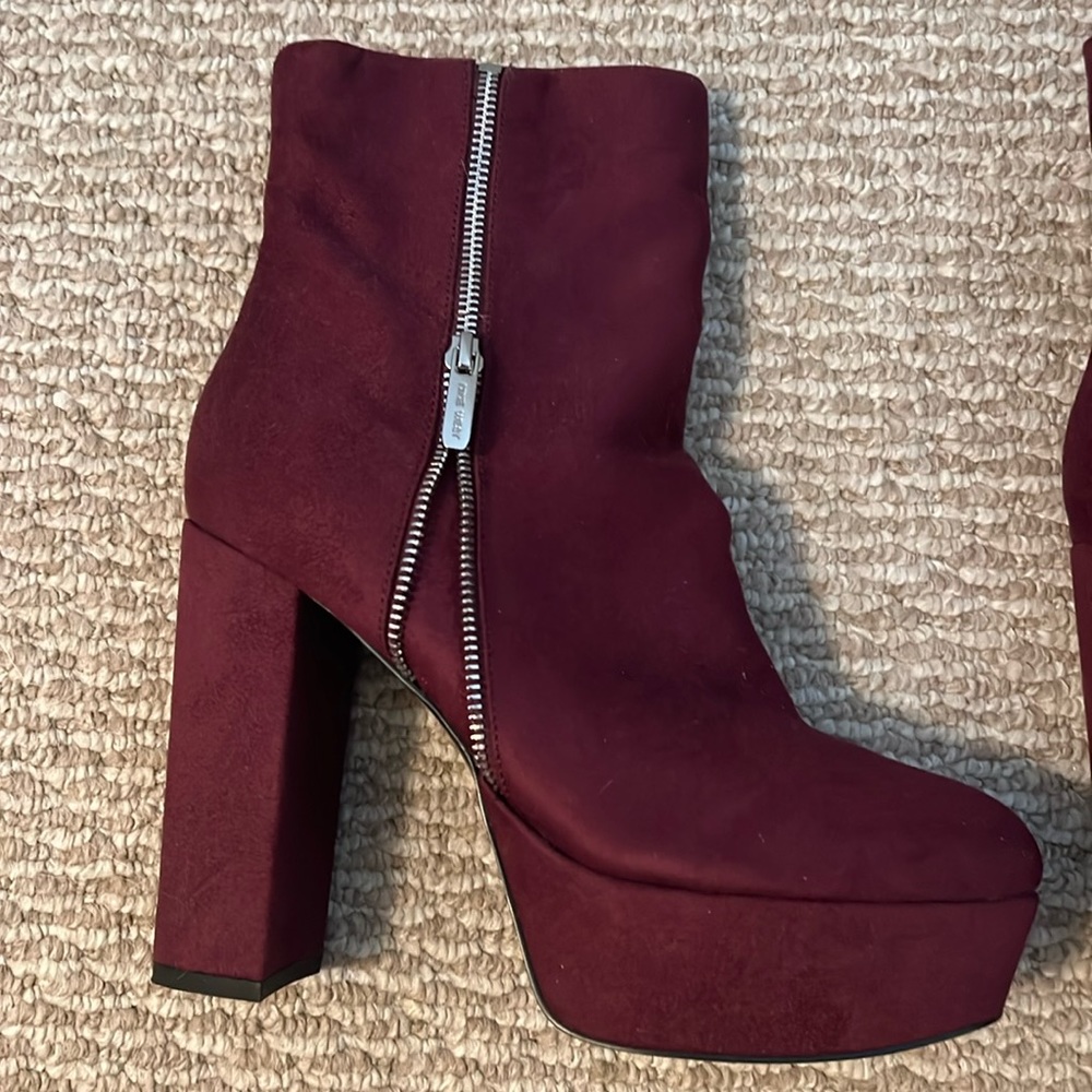 Nine West Purple Booties